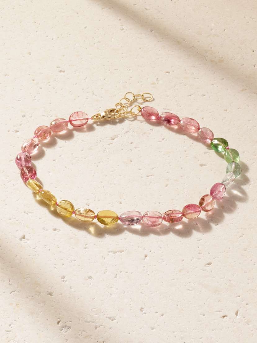JIA JIA Arizona Candy 14-karat Gold Tourmaline Bracelet