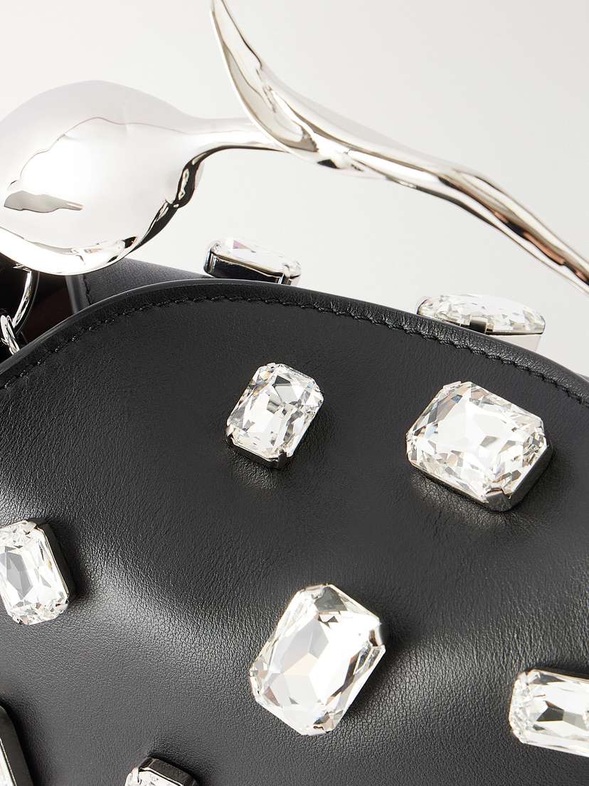 Erdem Bloom Mini Crystal-embellished Leather Clutch | Thumbnail 5 Erdem Bloom Mini Crystal-embellished Leather Clutch | Thumbnail 5