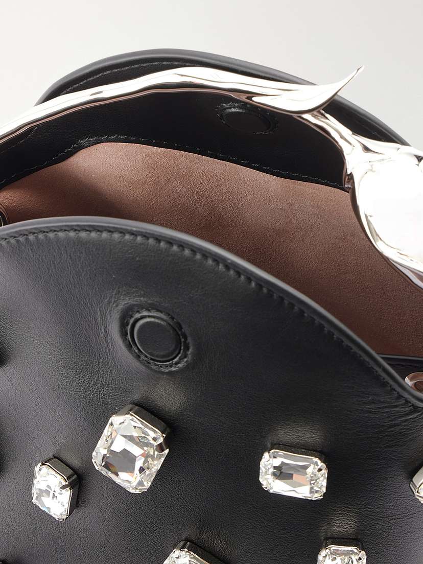 Erdem Bloom Mini Crystal-embellished Leather Clutch | Thumbnail 6 Erdem Bloom Mini Crystal-embellished Leather Clutch | Thumbnail 6