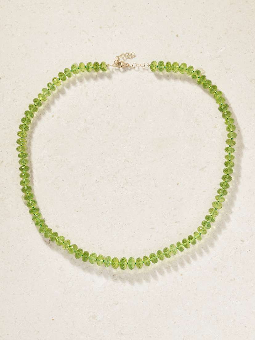 JIA JIA Oracle 14-karat Gold Peridot Necklace