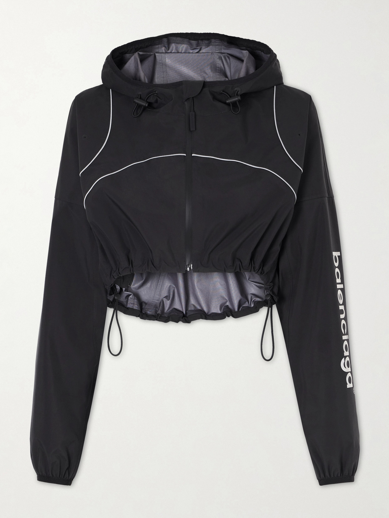 Cropped Hooded Jacket
