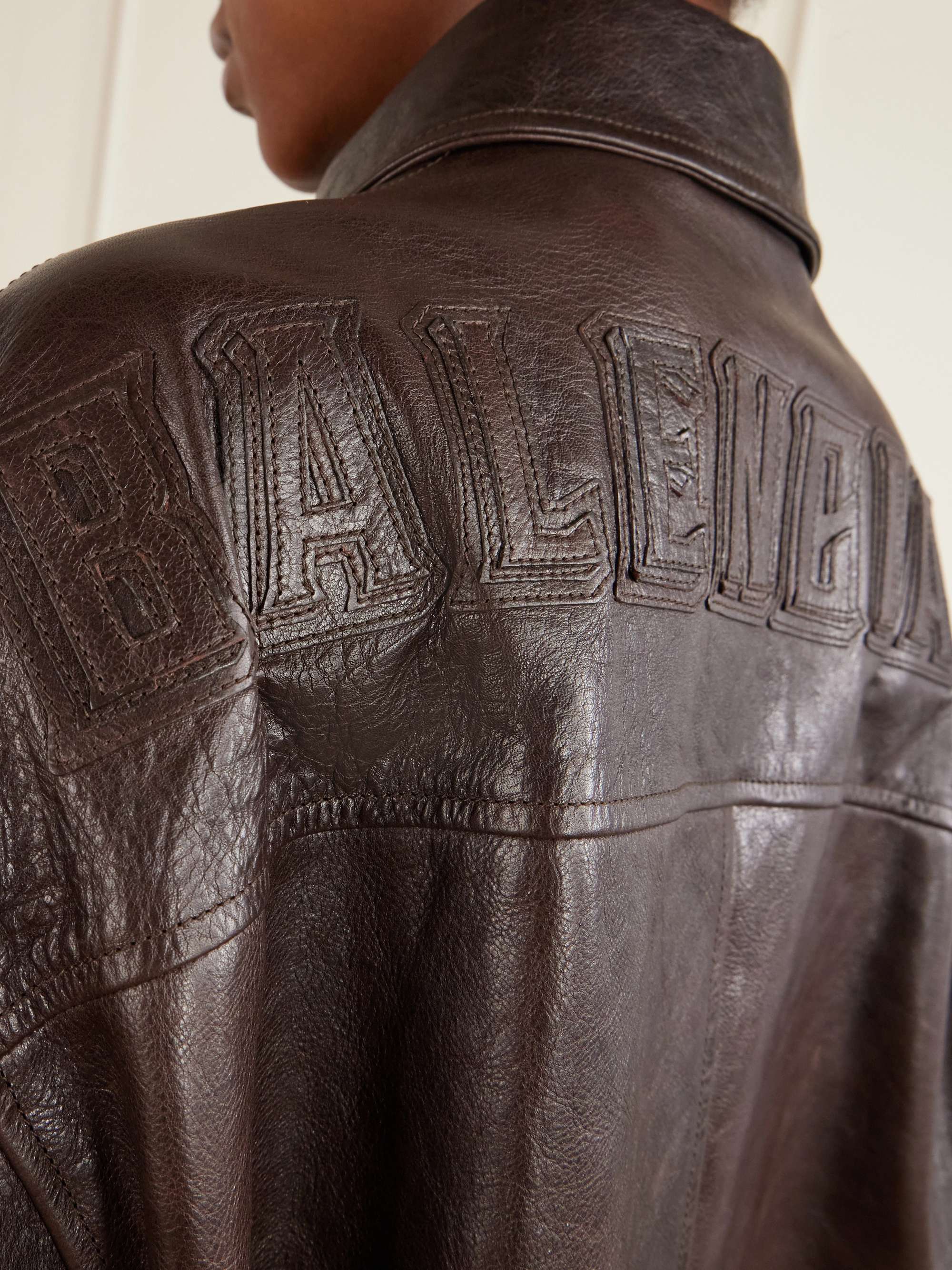 BALENCIAGA Leather jacket | NET-A-PORTER