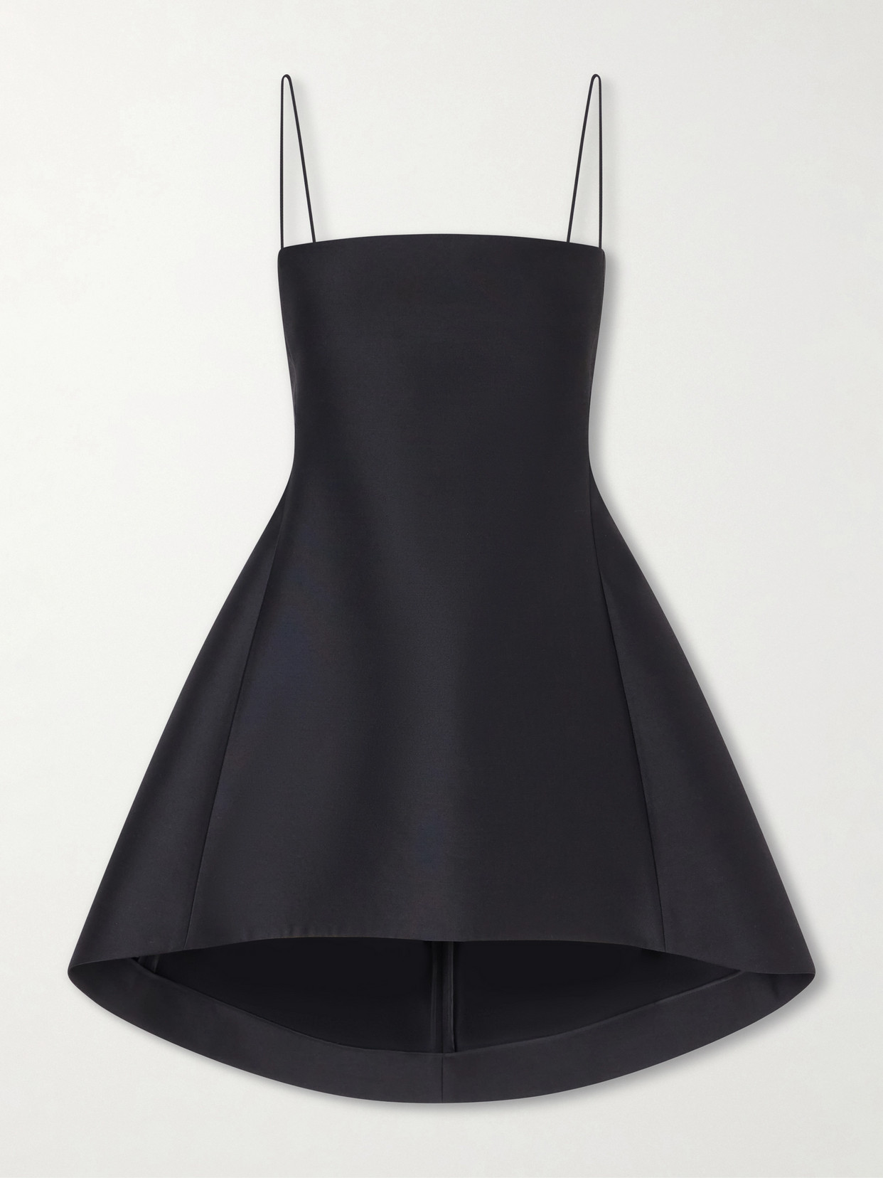 Balenciaga - Wool And Silk-blend Mini Dress - Black