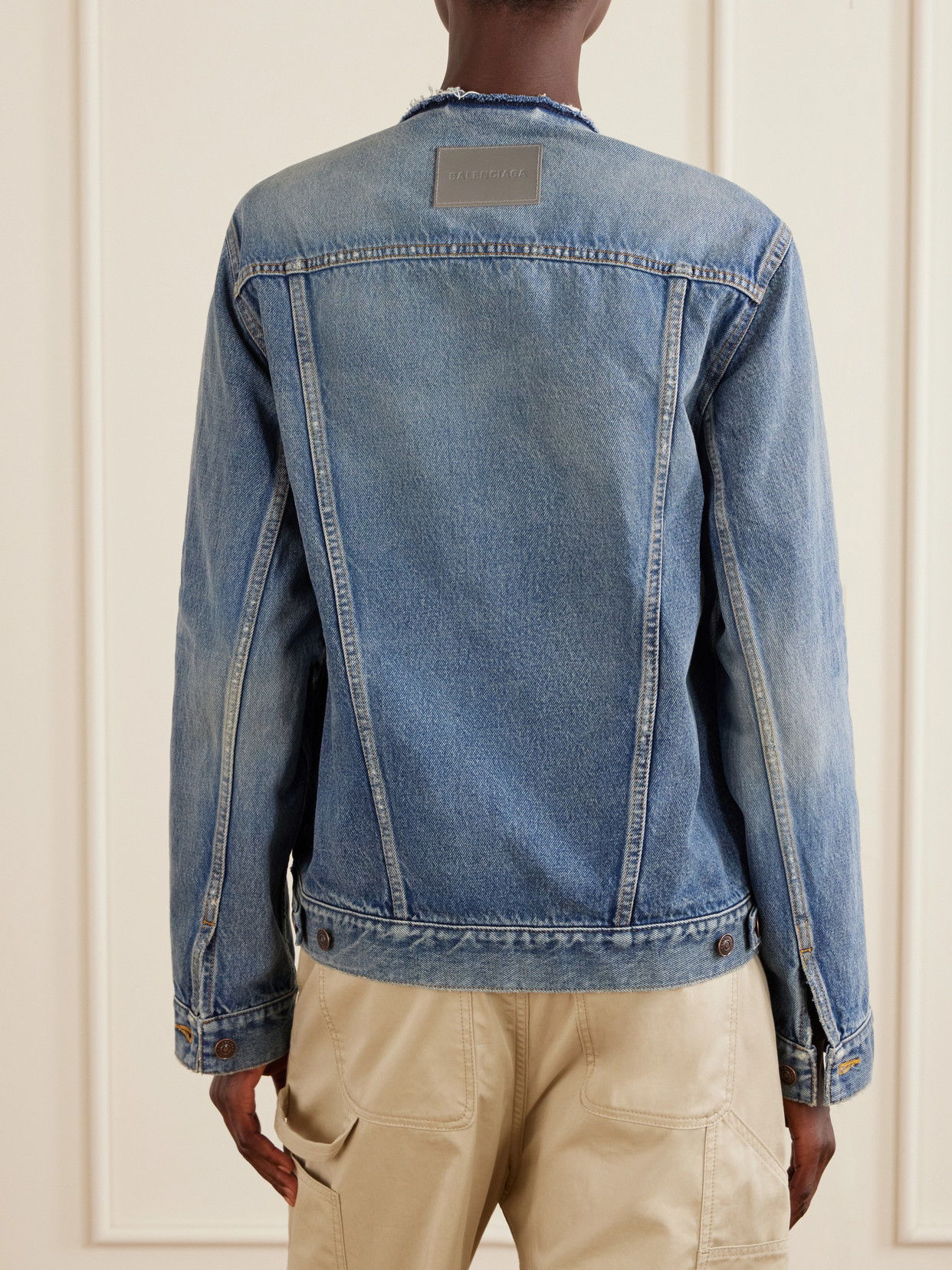 Distressed Denim Jacket