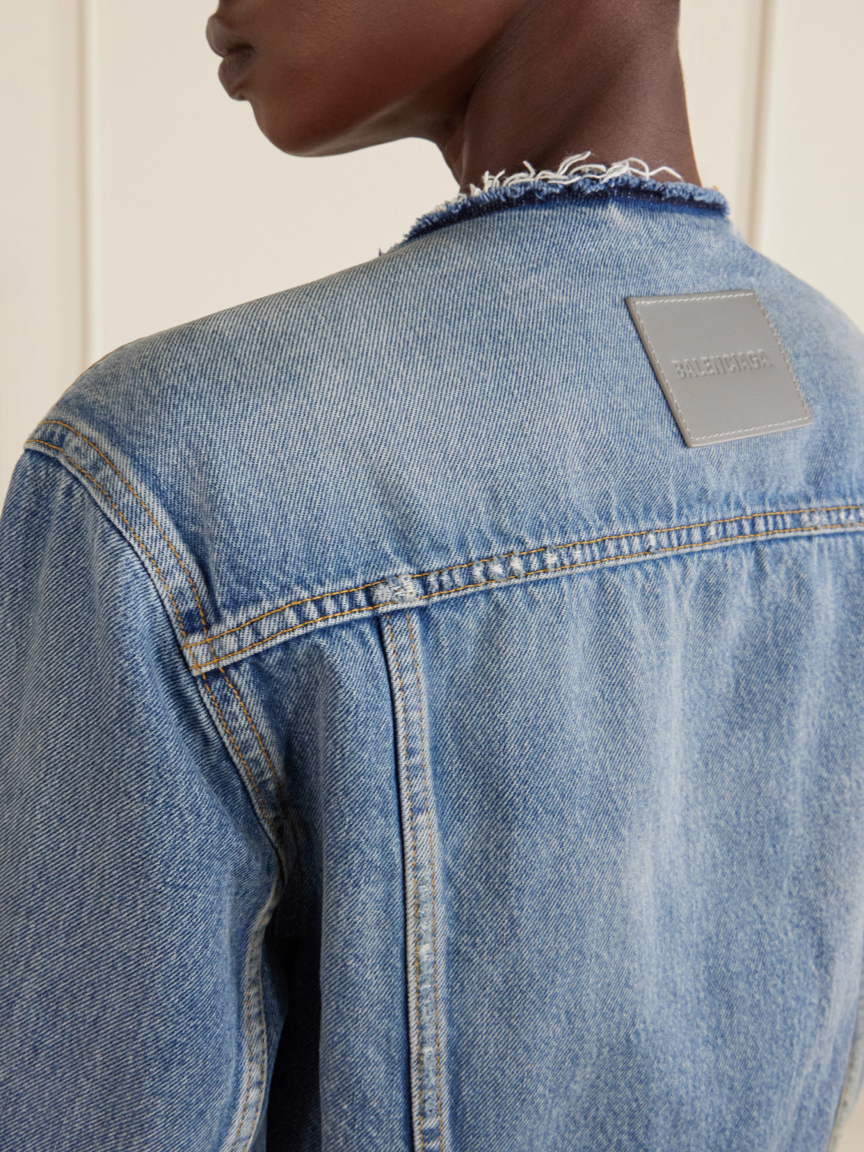 Distressed Denim Jacket
