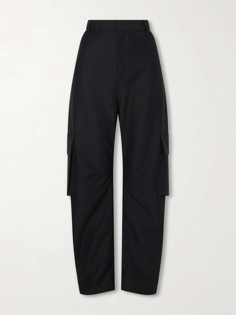 Balenciaga Cargo Cotton Wide-leg Pants