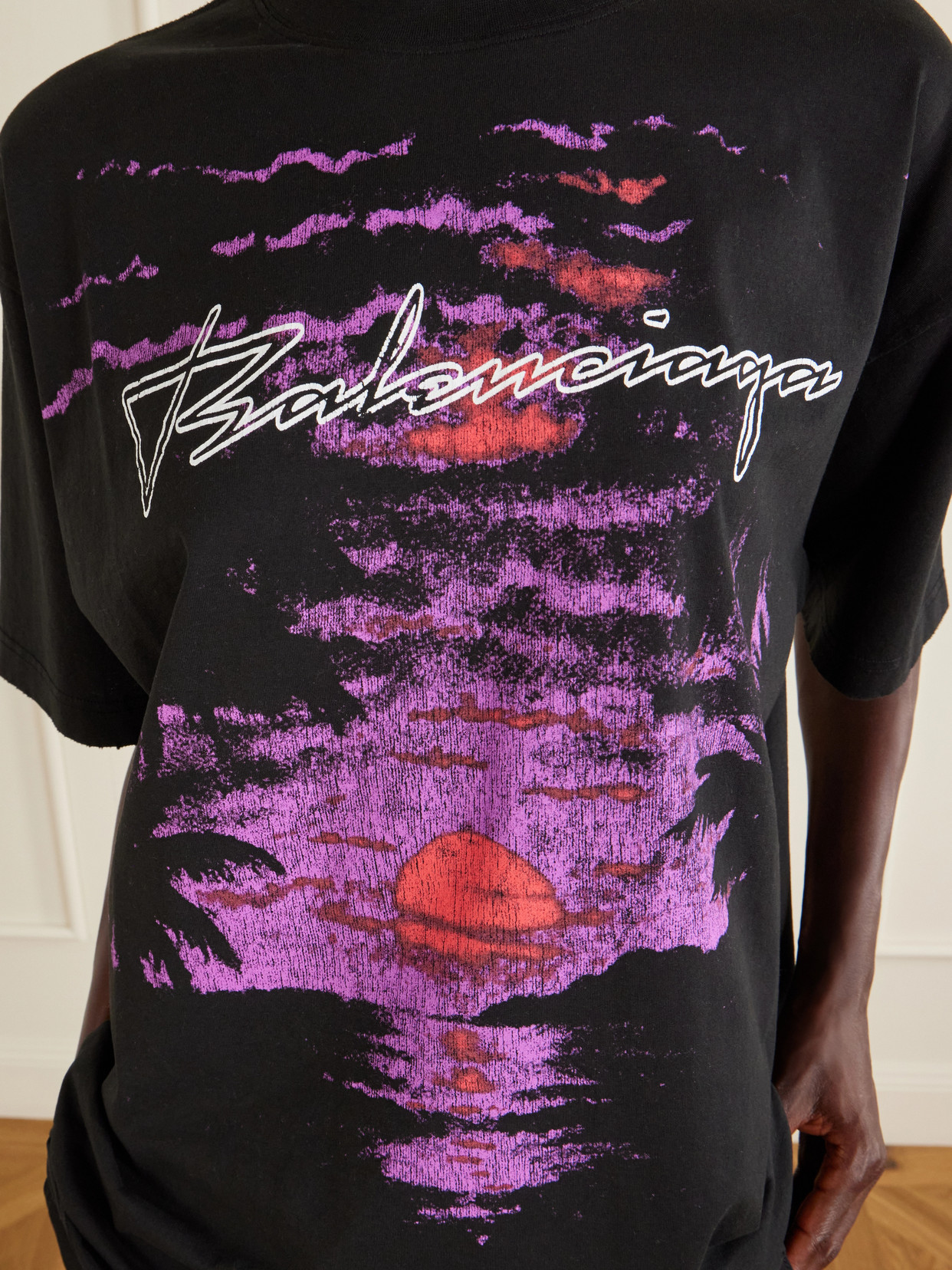 Printed Cotton-Jersey T-Shirt