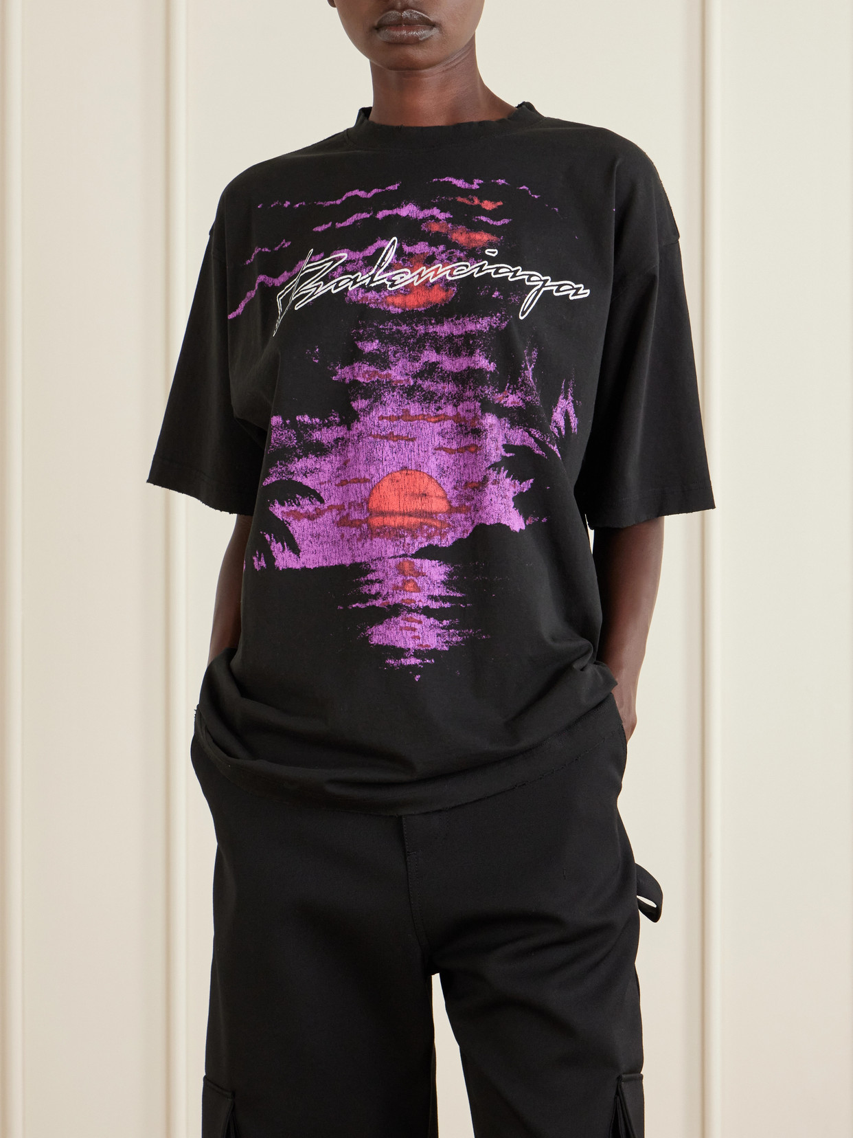 Printed Cotton-Jersey T-Shirt