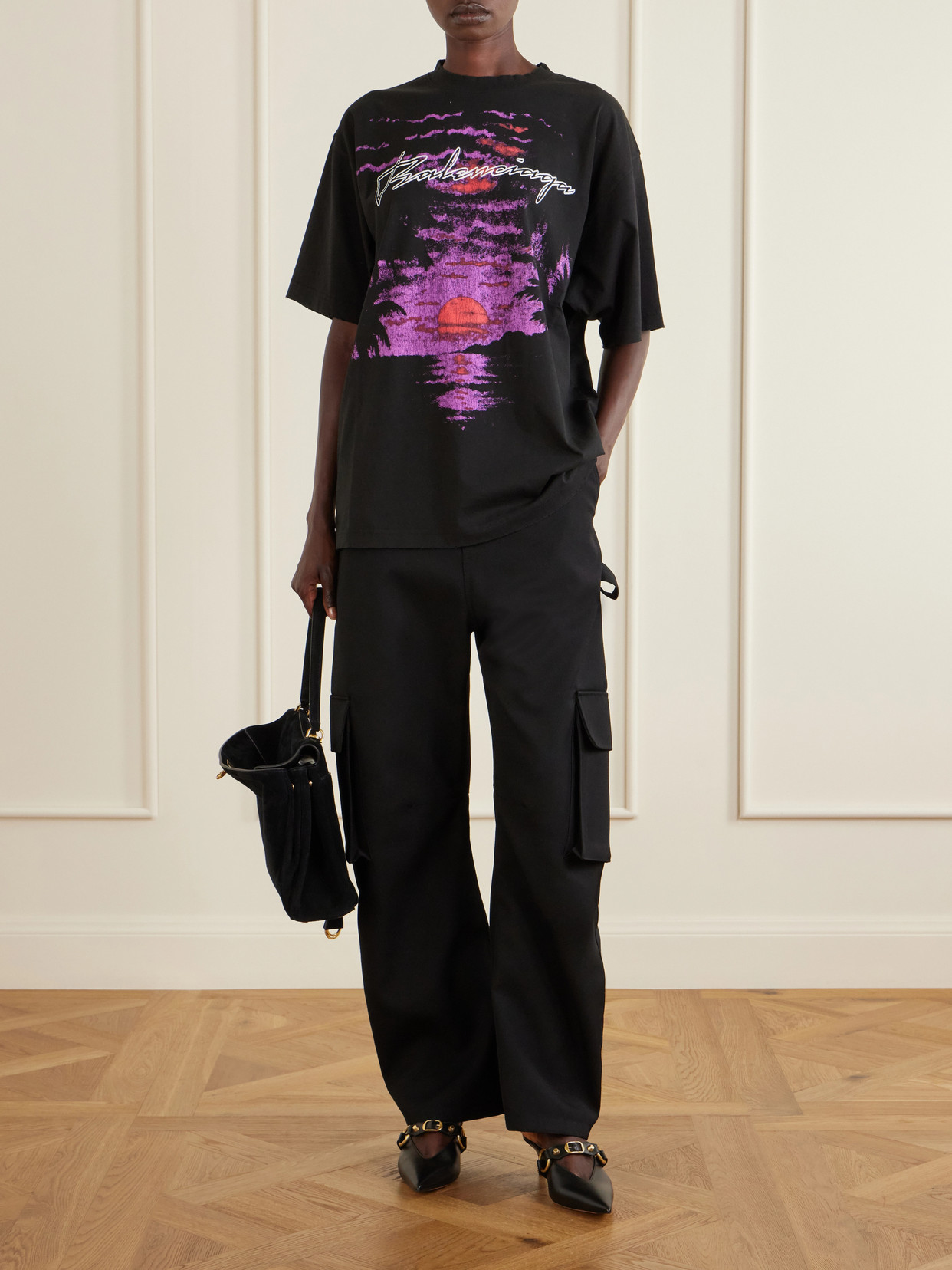 Printed Cotton-Jersey T-Shirt