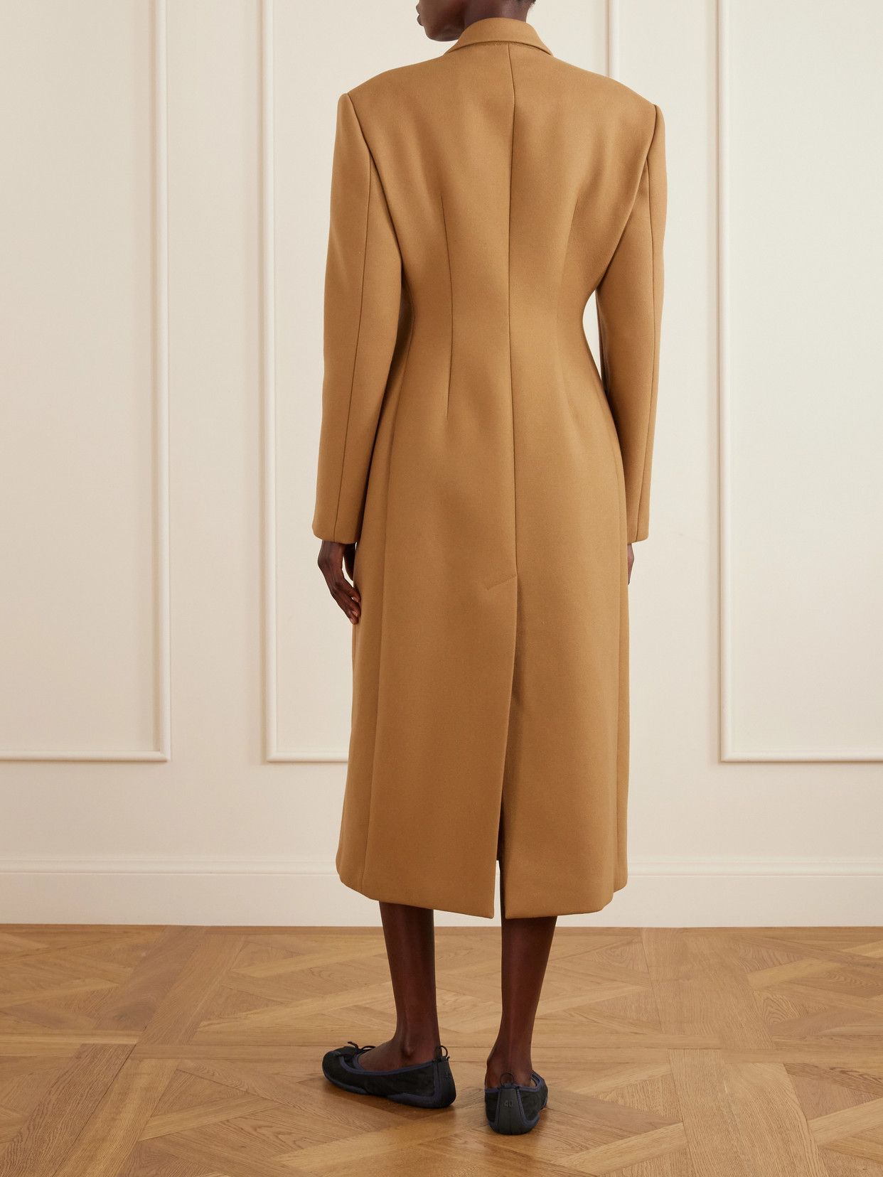 And Cashmere-Blend Long Coat