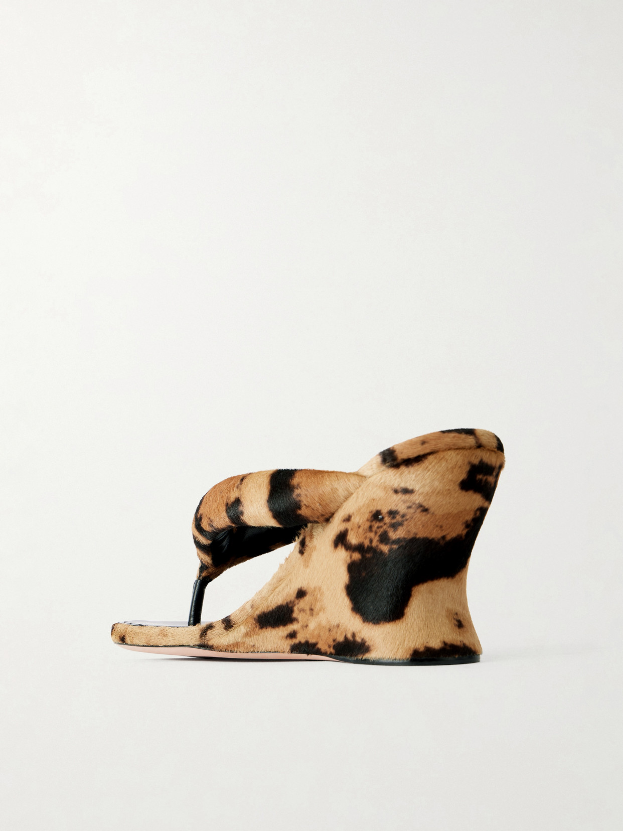 Gaeta Leopard-Print Pony Wedge