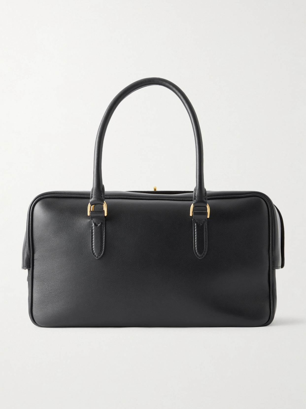 Le 7 Leather Bowling Shoulder Bag