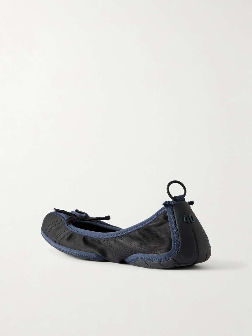 Balenciaga Bow-embellished Satin Ballet Sneakers | Thumbnail 3