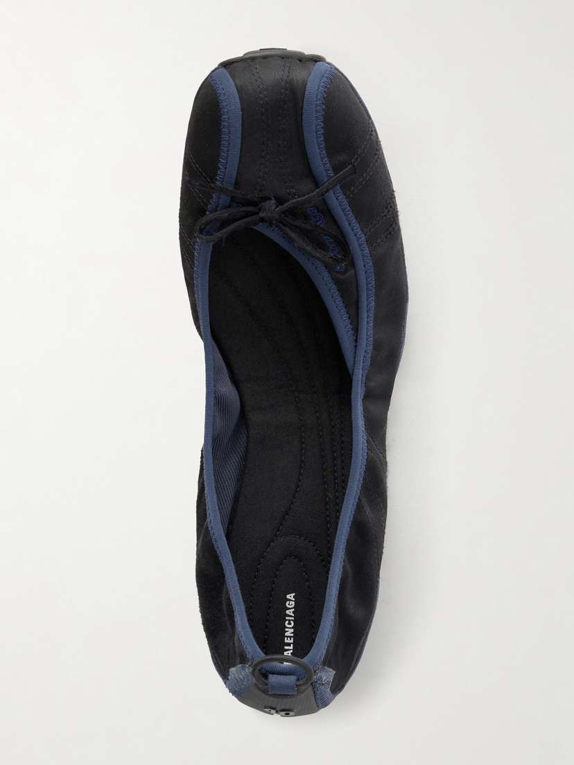 Balenciaga Bow-embellished Satin Ballet Sneakers | Thumbnail 6