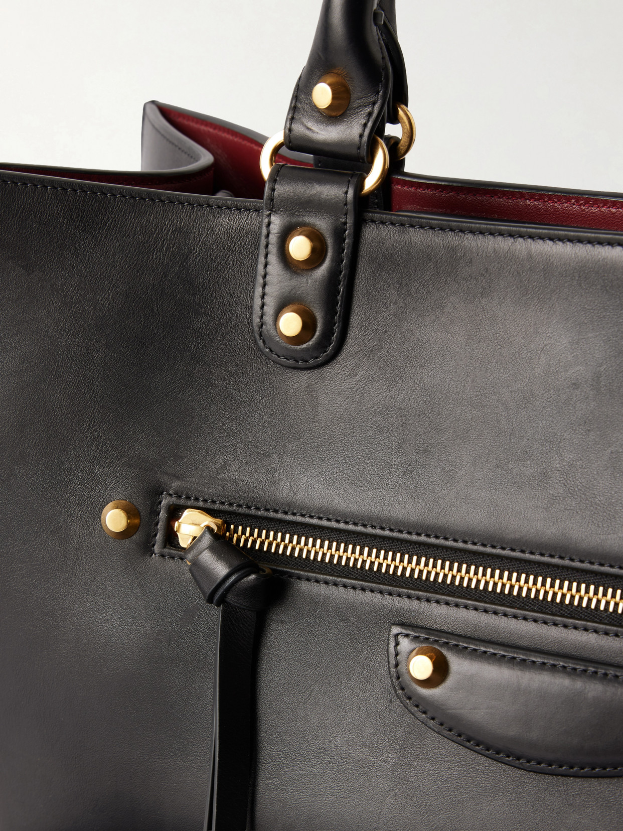 Le City Sleek Leather Tote