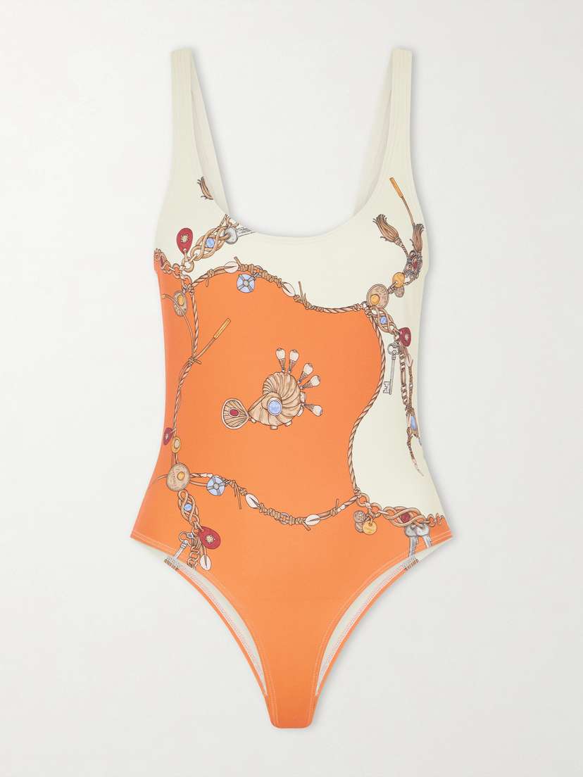 Versace Stolen Jewels Printed Swimsuit