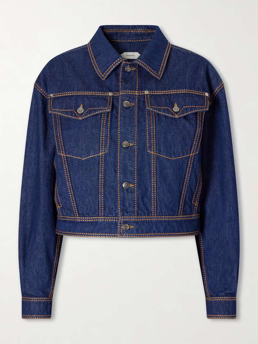 Versace Denim Cotton Jacket | Thumbnail 5 Versace Denim Cotton Jacket | Thumbnail 5