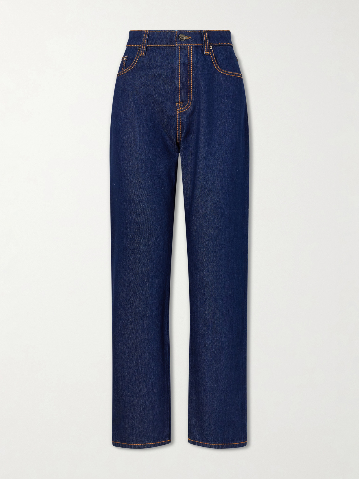 Versace Straight-leg Jeans In Blue