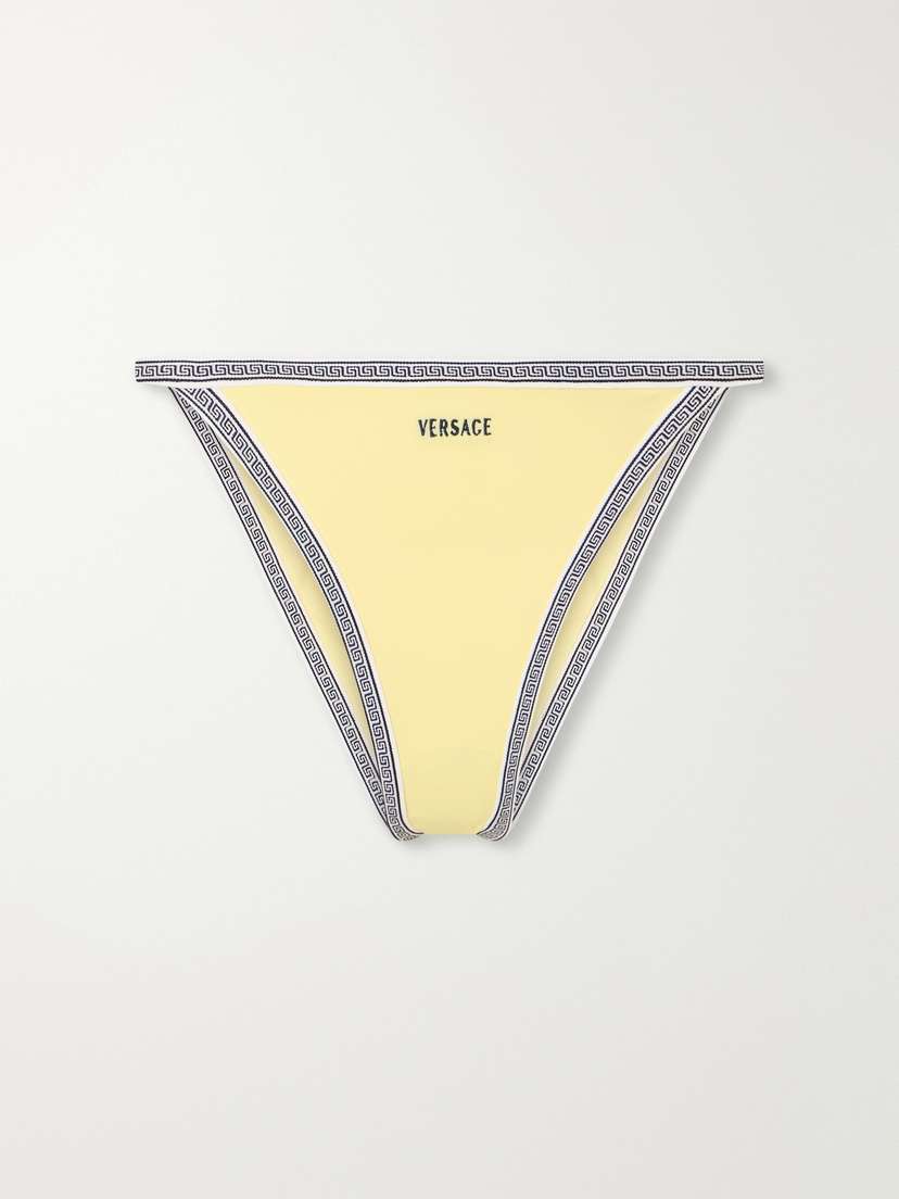 Versace Greca-printed Bikini Bottom
