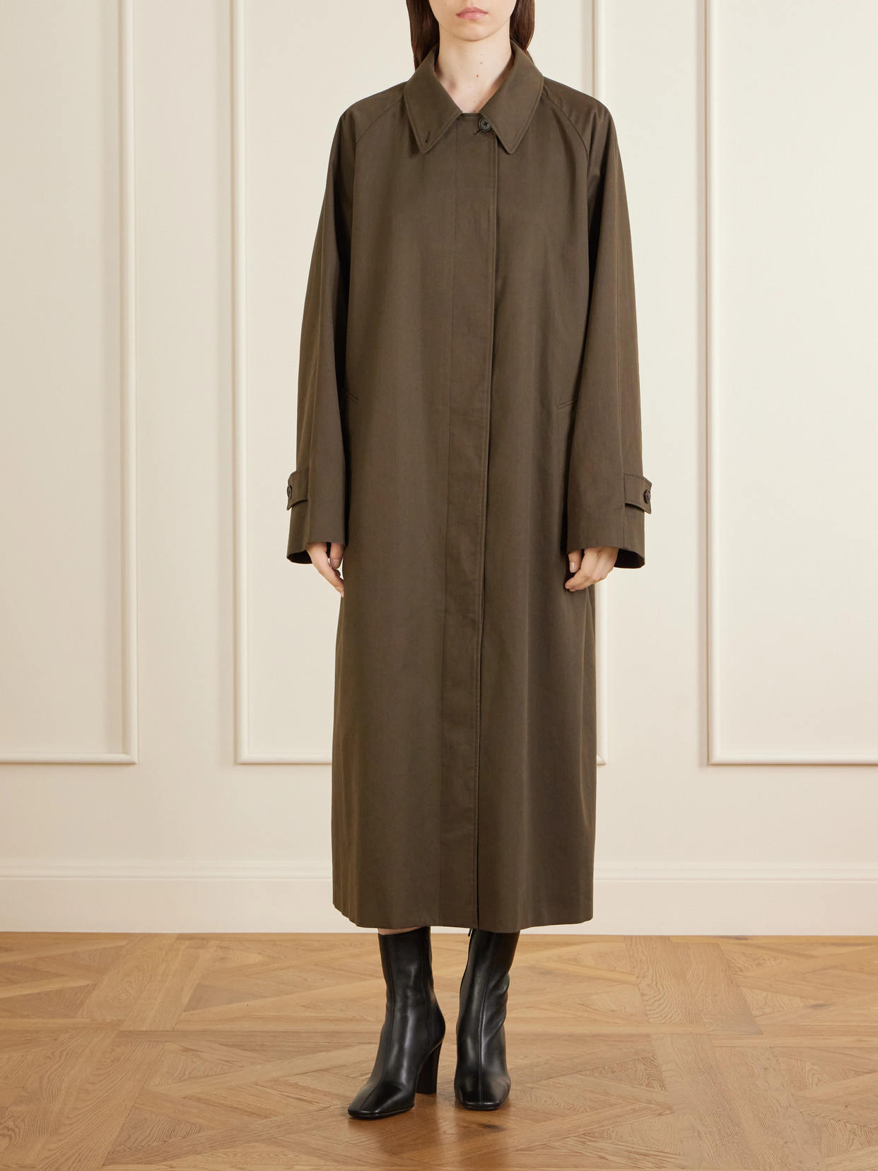 Iza Cotton Long Coat