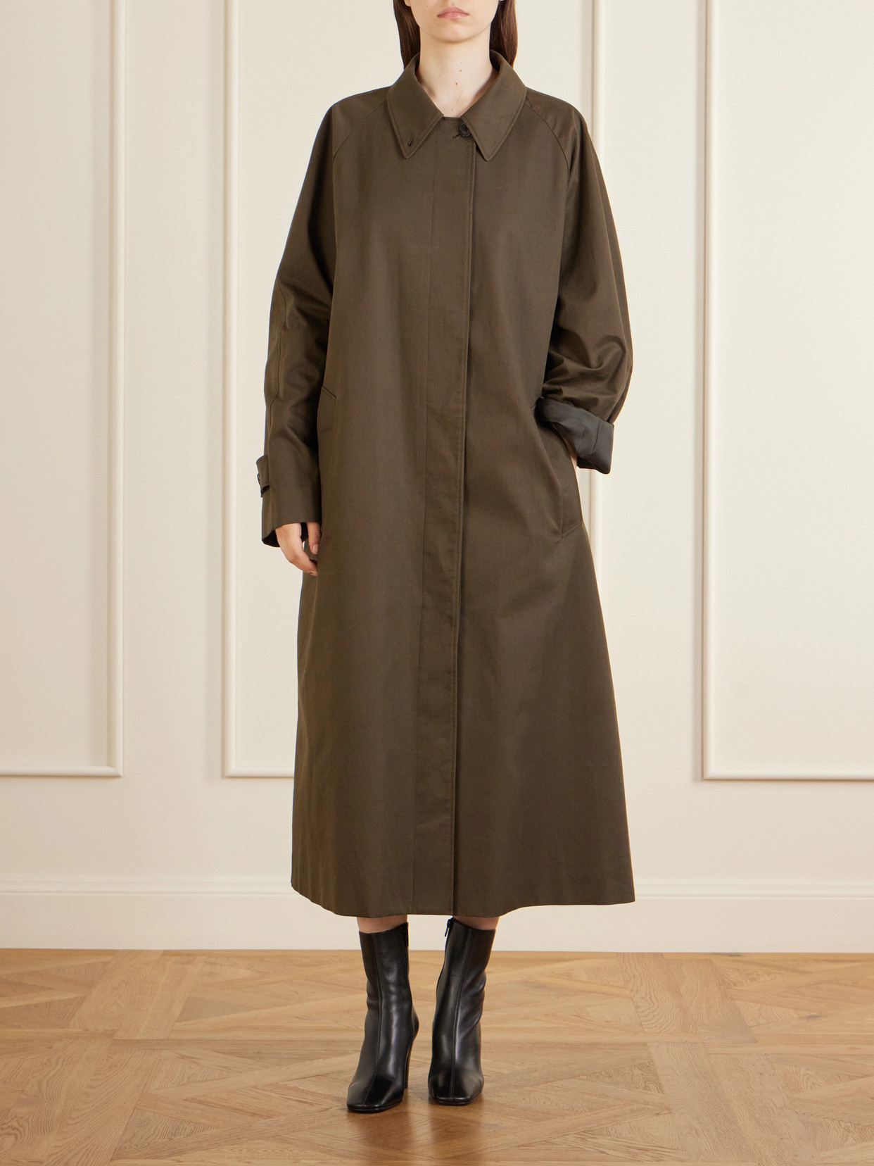 Iza Cotton Long Coat