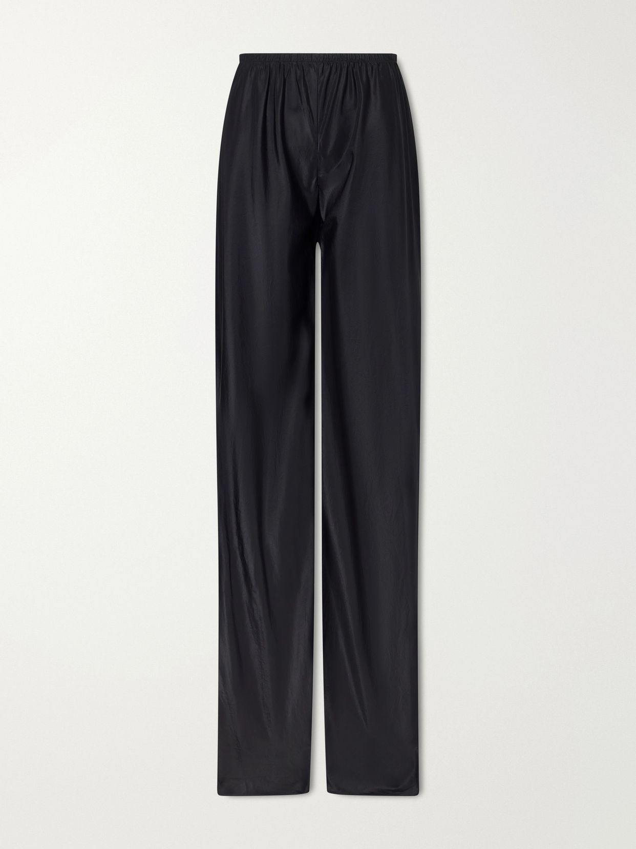 Gala silk wide-leg pants