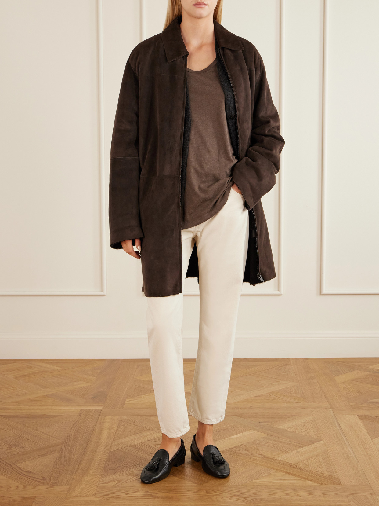 Riaco Mid-Rise Straight-Leg Jeans