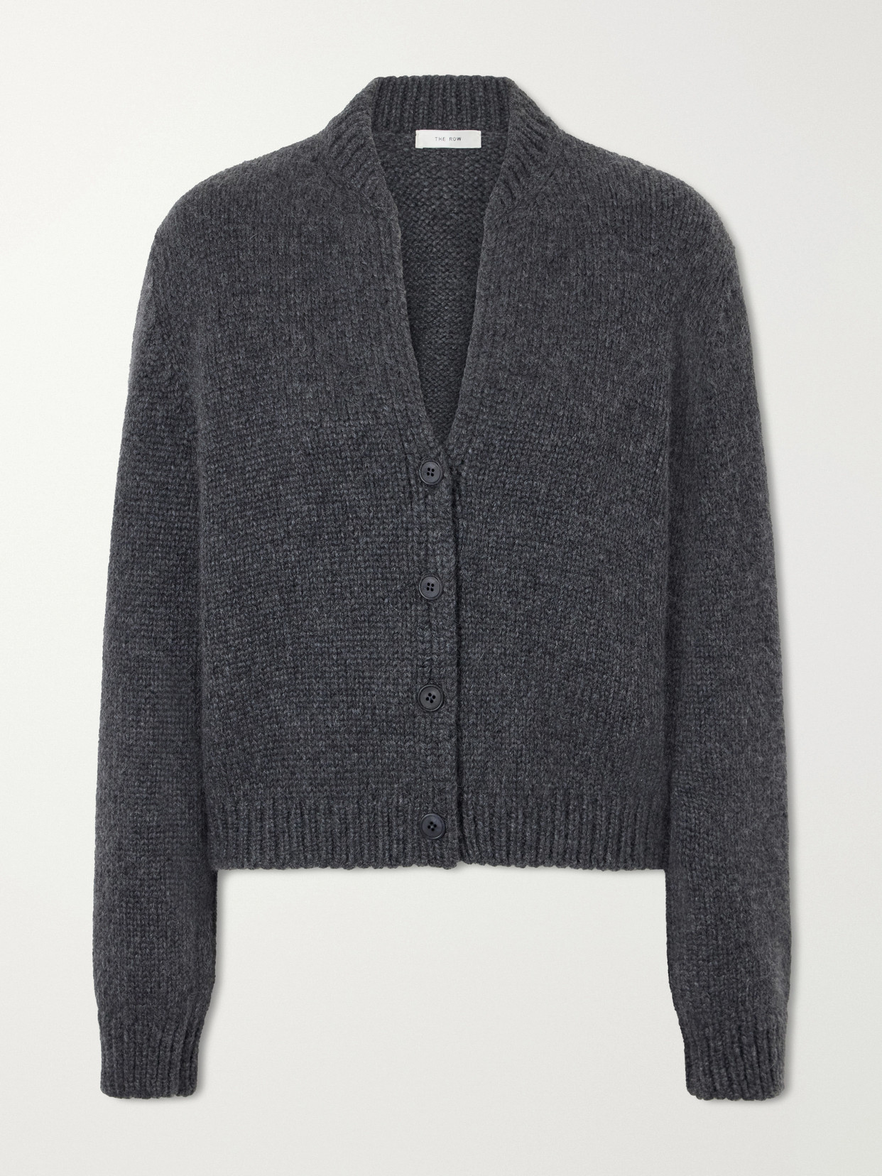 The Row - Poynta Cashmere Cardigan - Gray
