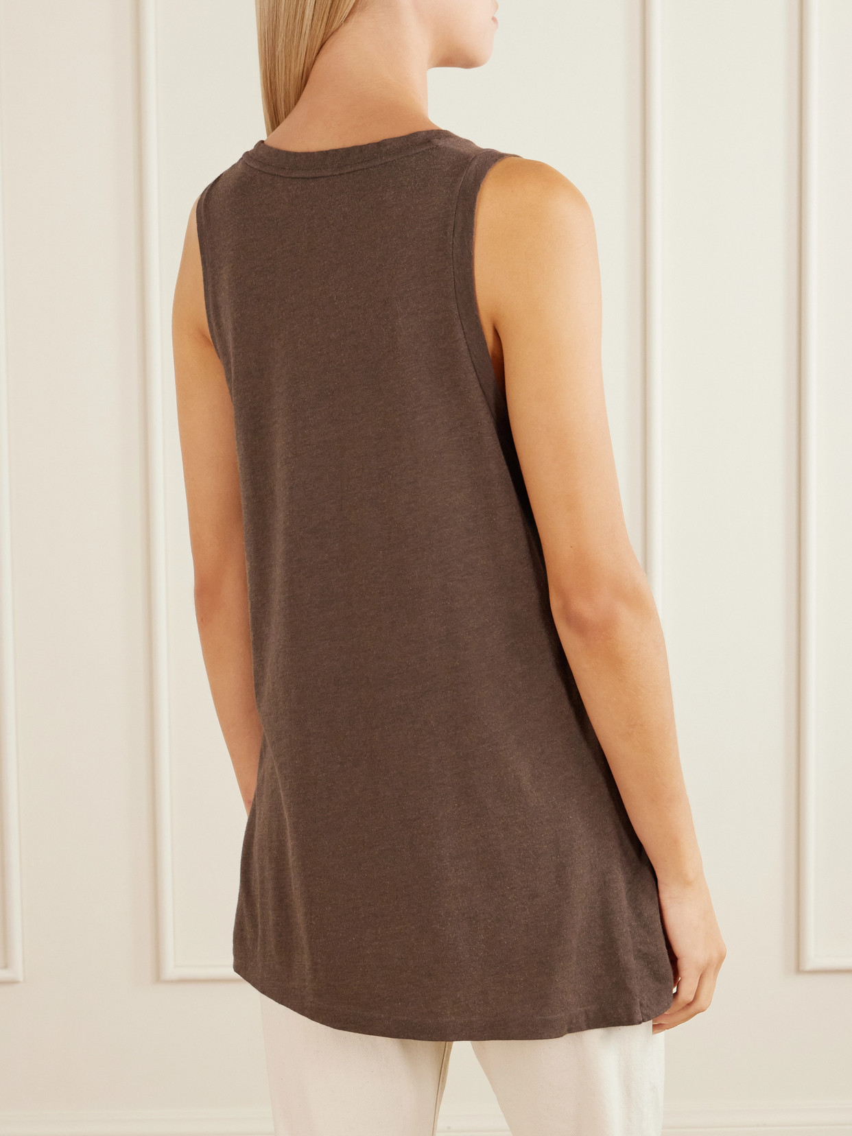 Elana Cotton, Silk And Cashmere-Blend Jersey Tank