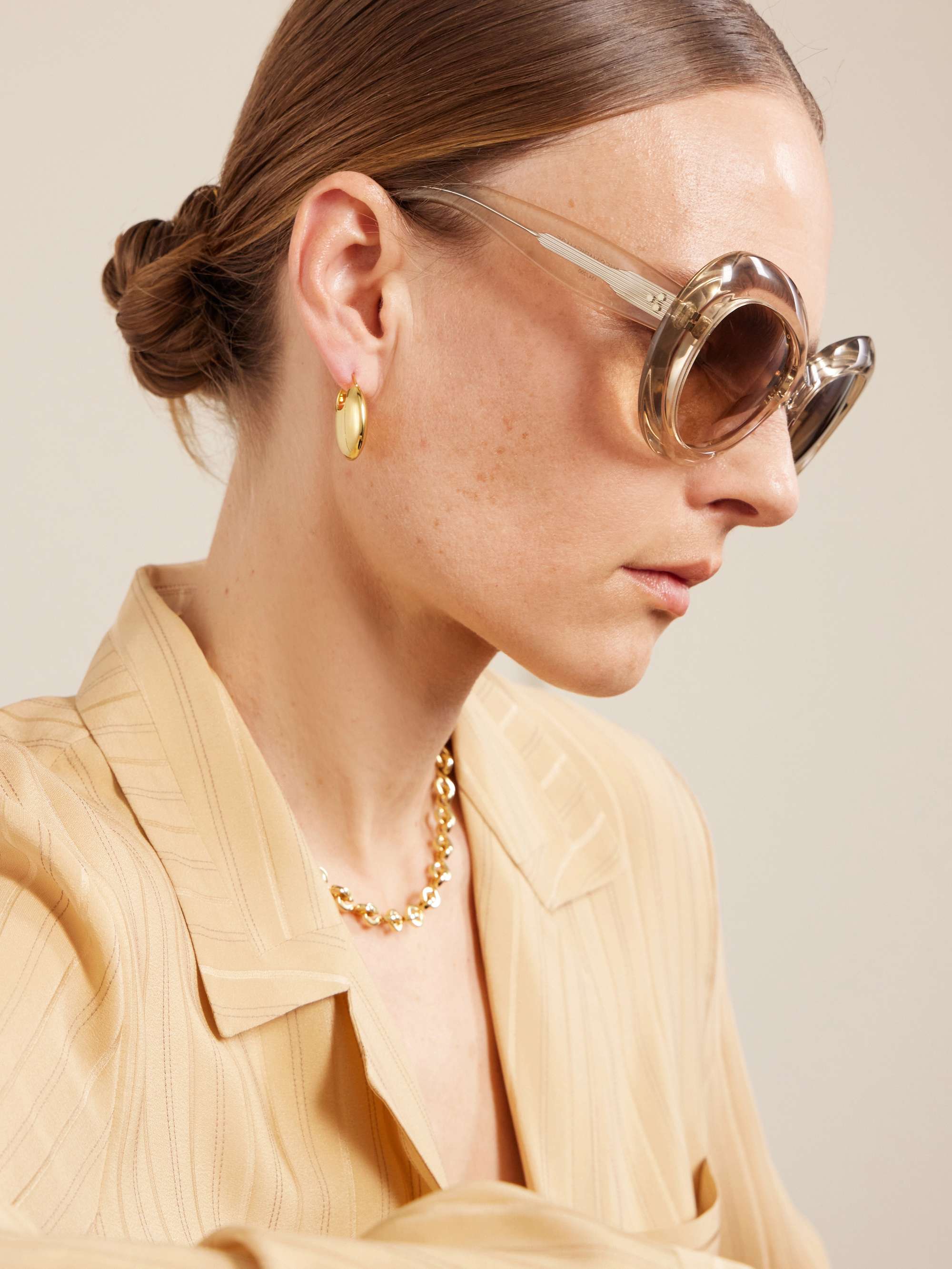 JACQUES MARIE MAGE Monarch round-frame acetate sunglasses  display picture 2