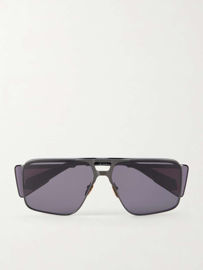 Jacques Marie Mage Assen Aviator-style Metal Sunglasses