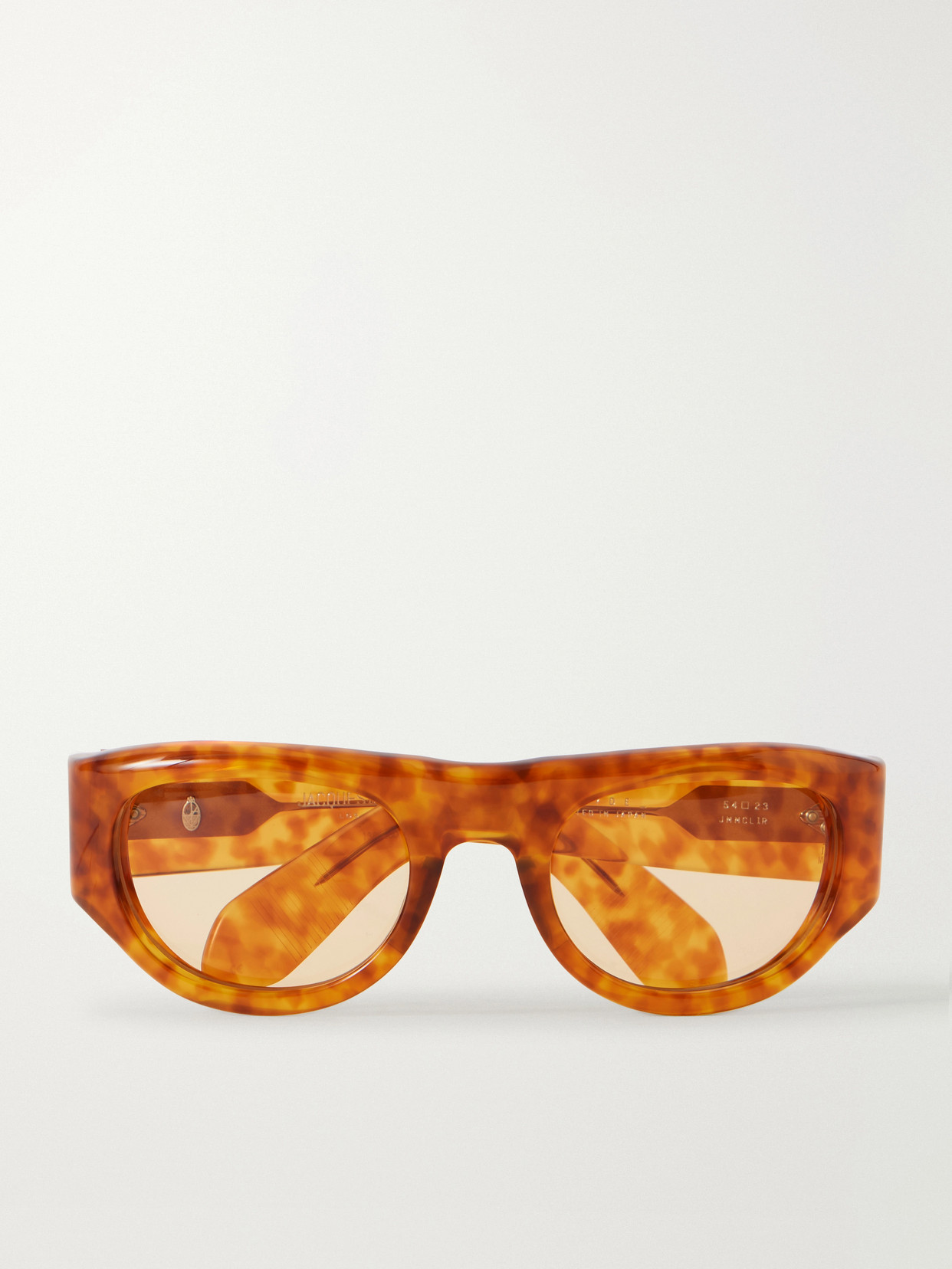 Jacques Marie Mage D-frame Tortoiseshell Acetate Sunglasses In White
