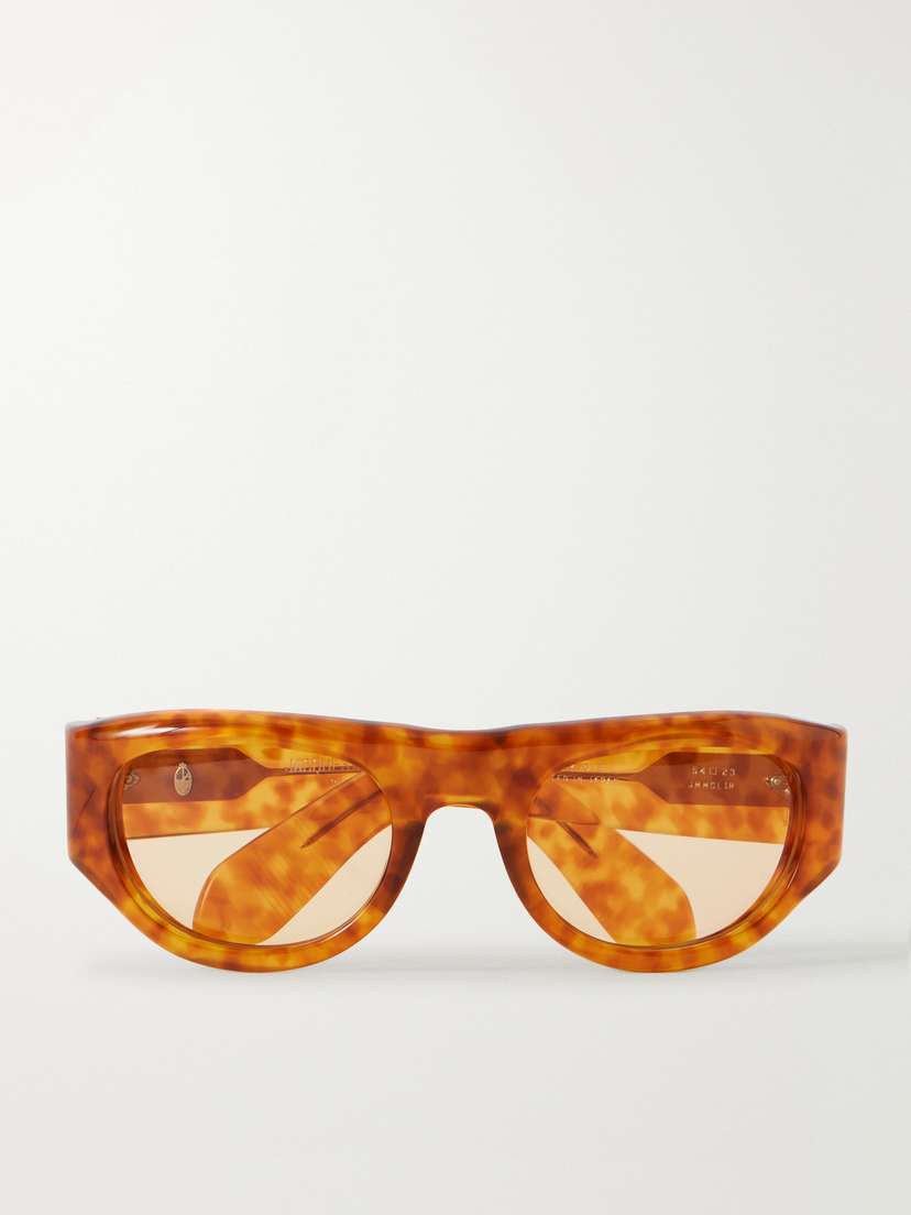 Jacques Marie Mage D-frame Tortoiseshell Acetate Sunglasses