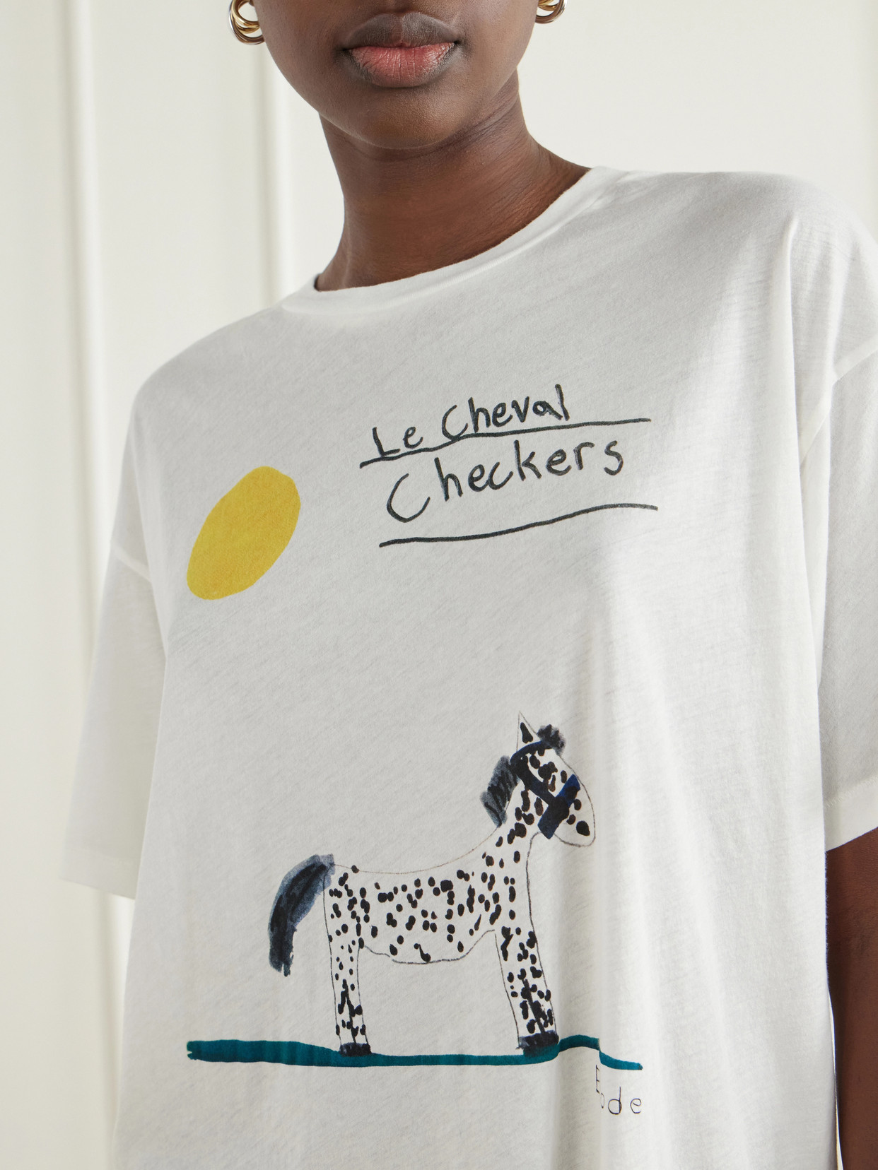 Cheval Printed Cotton-Jersey T-Shirt
