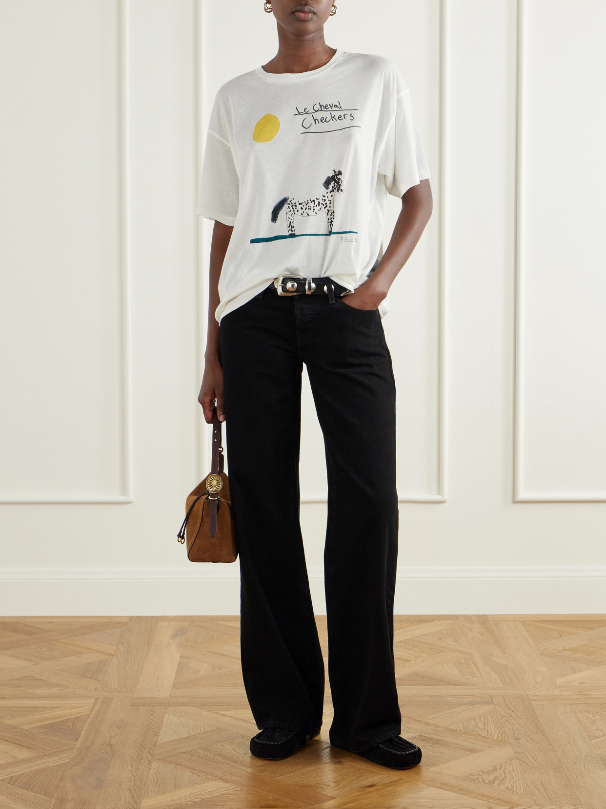 Cheval Printed Cotton-Jersey T-Shirt