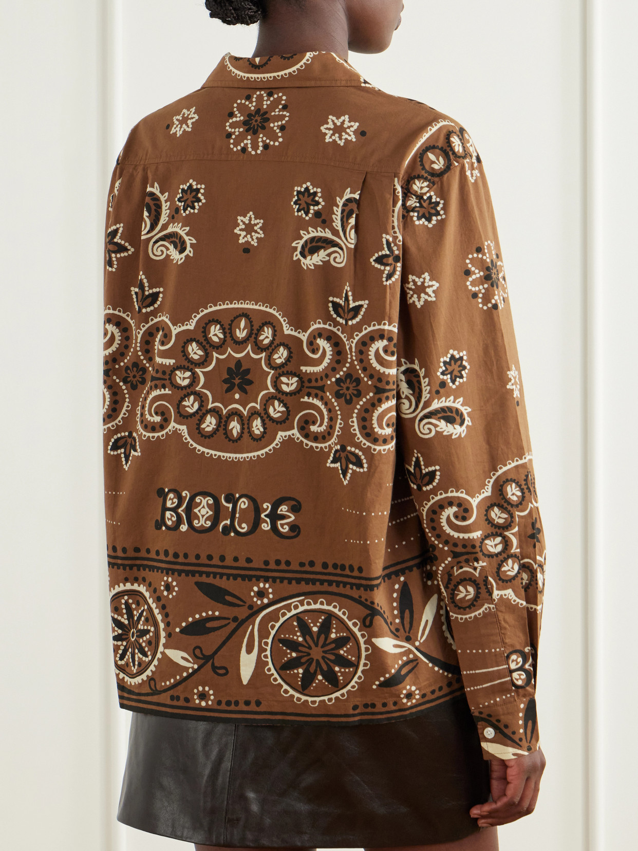 Bandana Paisley-Print Cotton Shirt