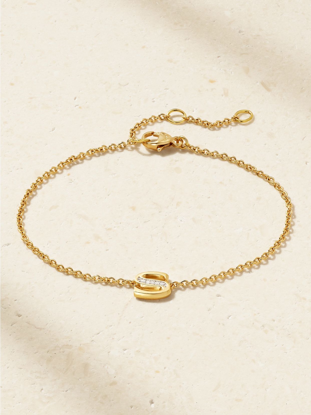 STONE AND STRAND Emerald Luxe Open Bangle Bracelet