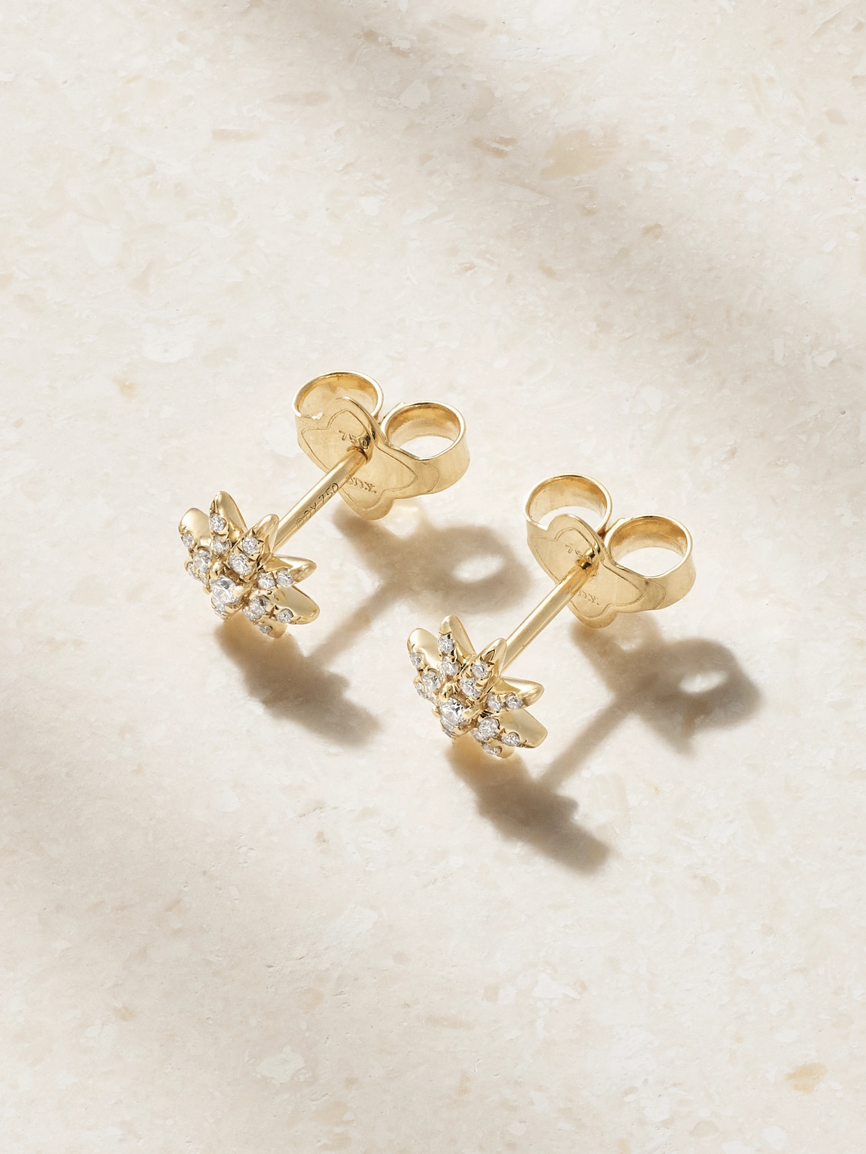 David Yurman Starburst 18-karat Gold Diamond Earrings