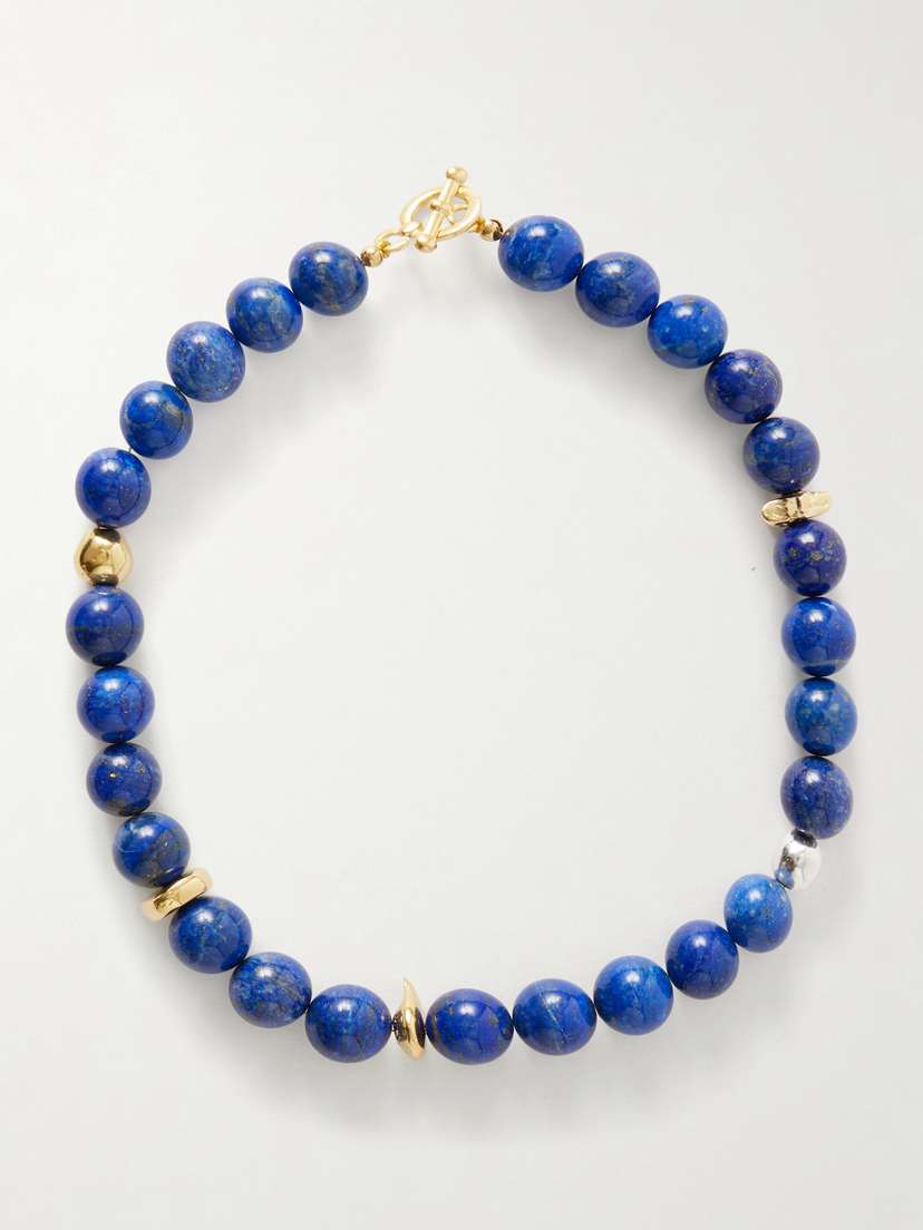 YSSO Helen Gold-plated Lapis Lazuli Necklace | Thumbnail 5 YSSO Helen Gold-plated Lapis Lazuli Necklace | Thumbnail 5