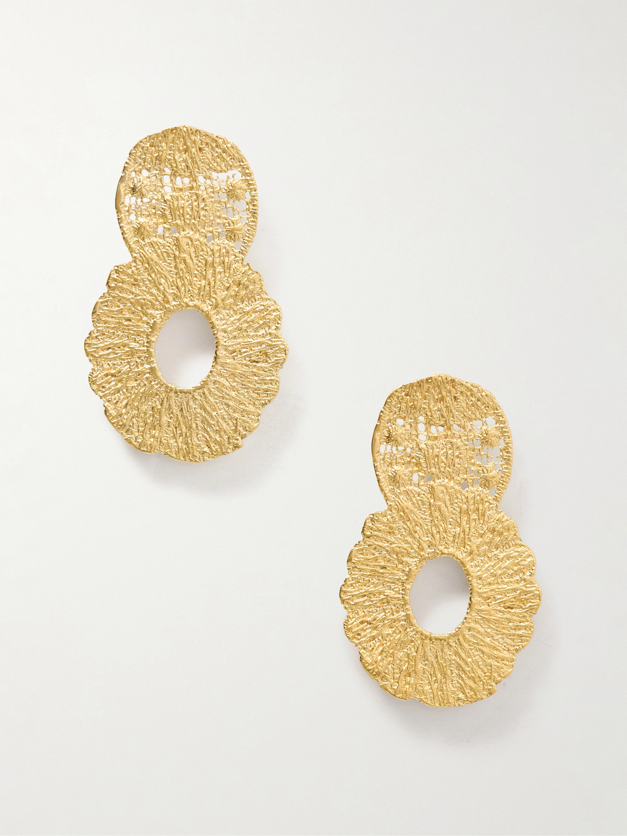 Ysso Amaryllis Gold-tone Earrings In Neutral