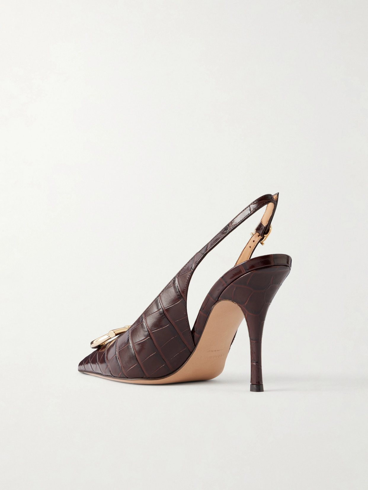 Sara 95 Croc-Effect Slingback