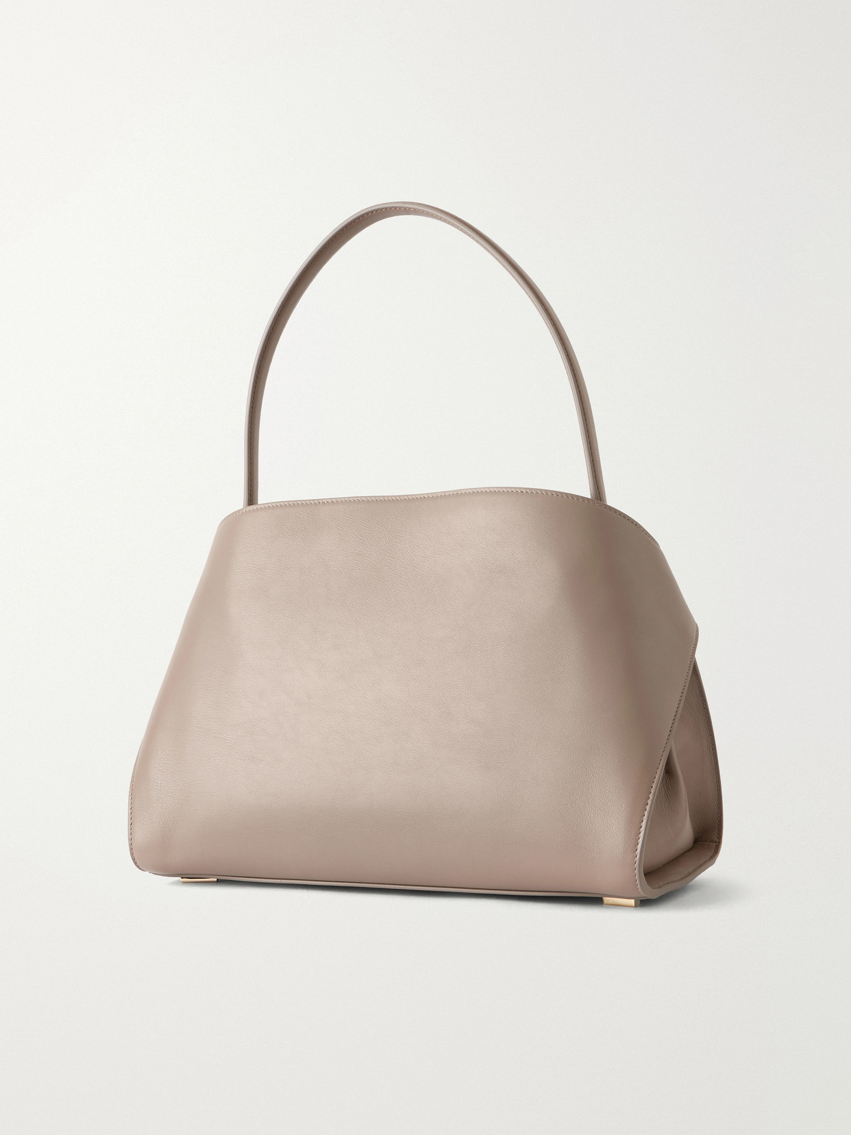Hug Small Embellished Cracked-Leather Tote