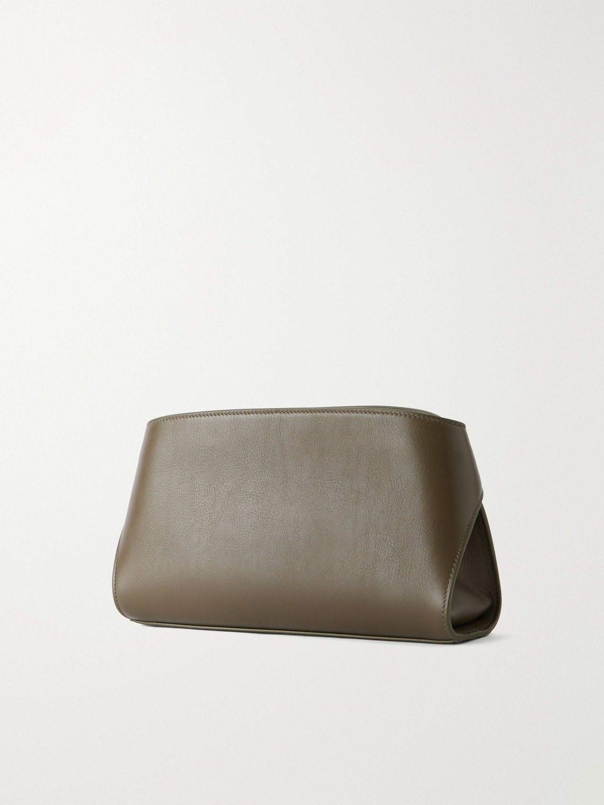 Hug Embellished Textured-Leather Shoulder Bag