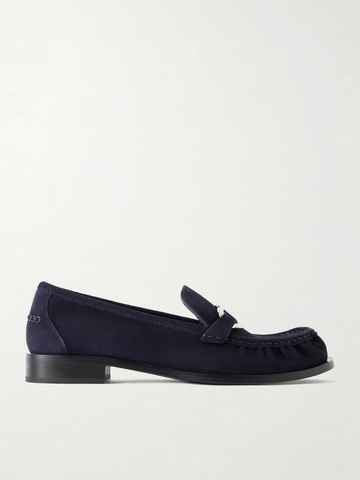 Ferragamo Maryan Suede Loafers In Multi