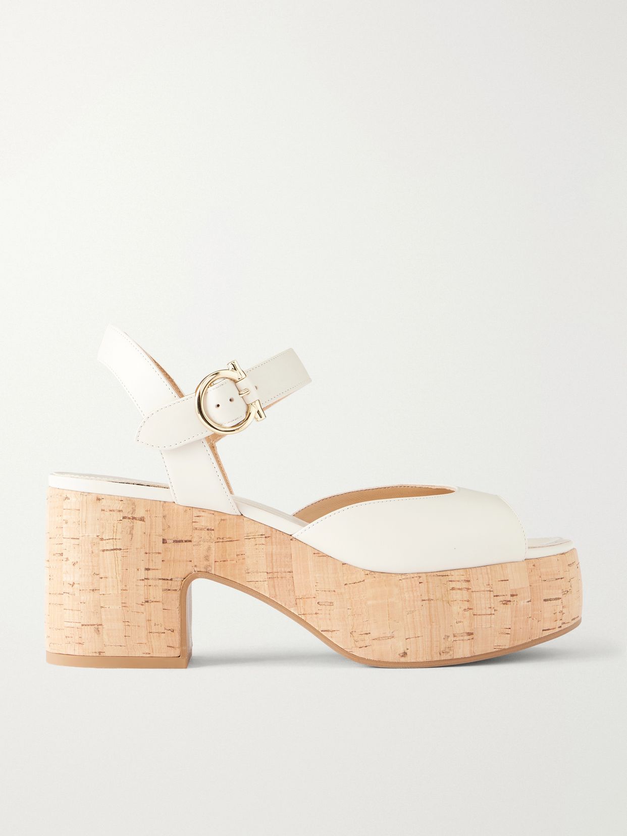 Nerea 90 leather platform sandals