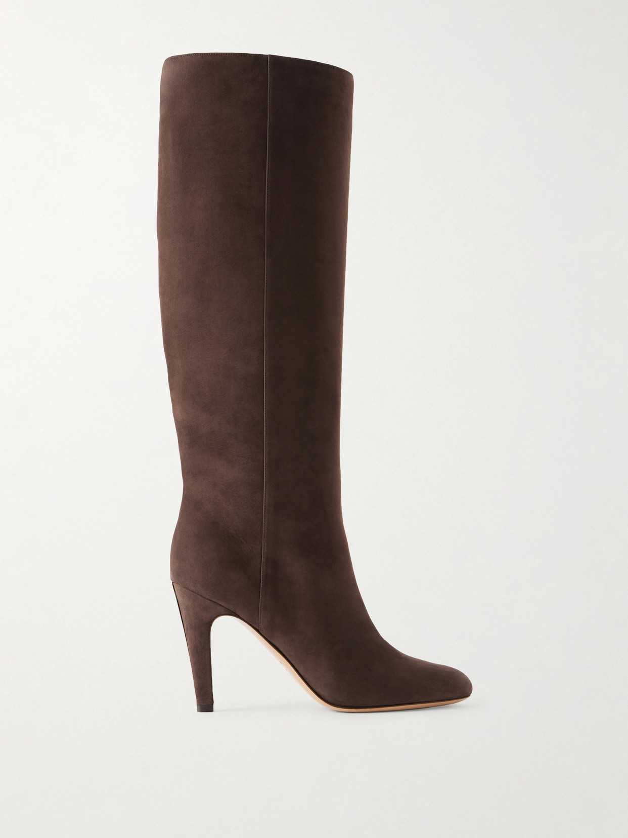 Ferragamo - Nylu 95 Nubuck Knee Boots - Brown
