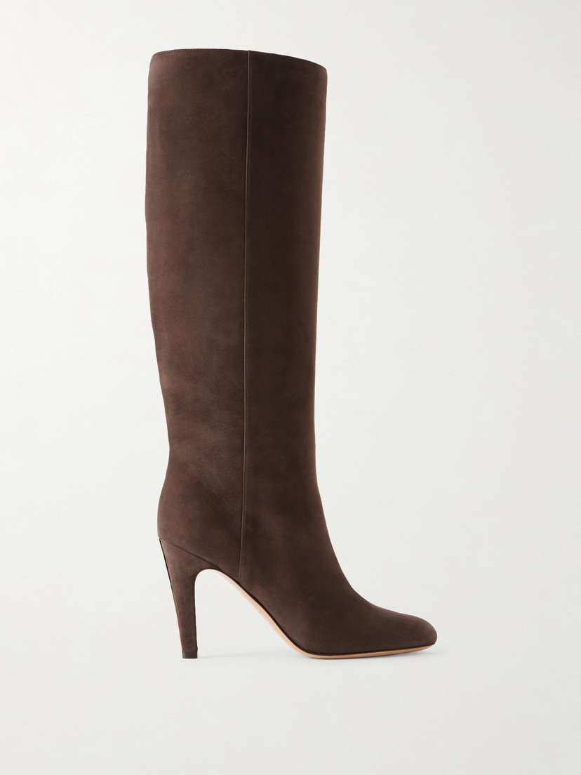 Ferragamo Nylu 95 Nubuck Knee Boots | Thumbnail 6 Ferragamo Nylu 95 Nubuck Knee Boots | Thumbnail 6