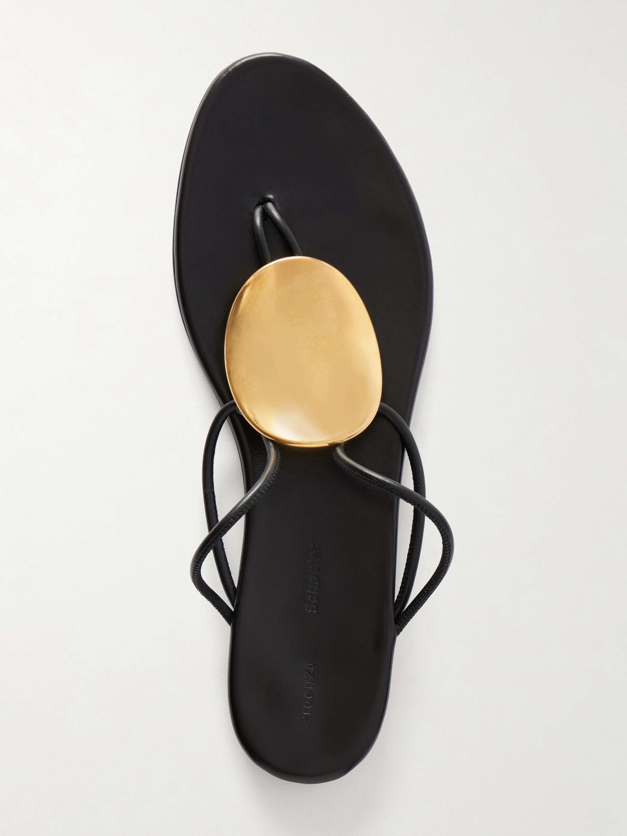 PROENZA SCHOULER Uma embellished leather sandals | NET-A-PORTER