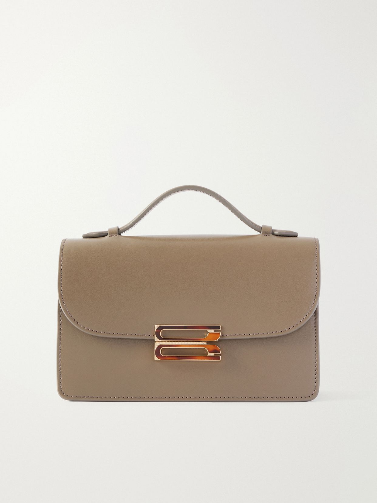 Dorian leather clutch