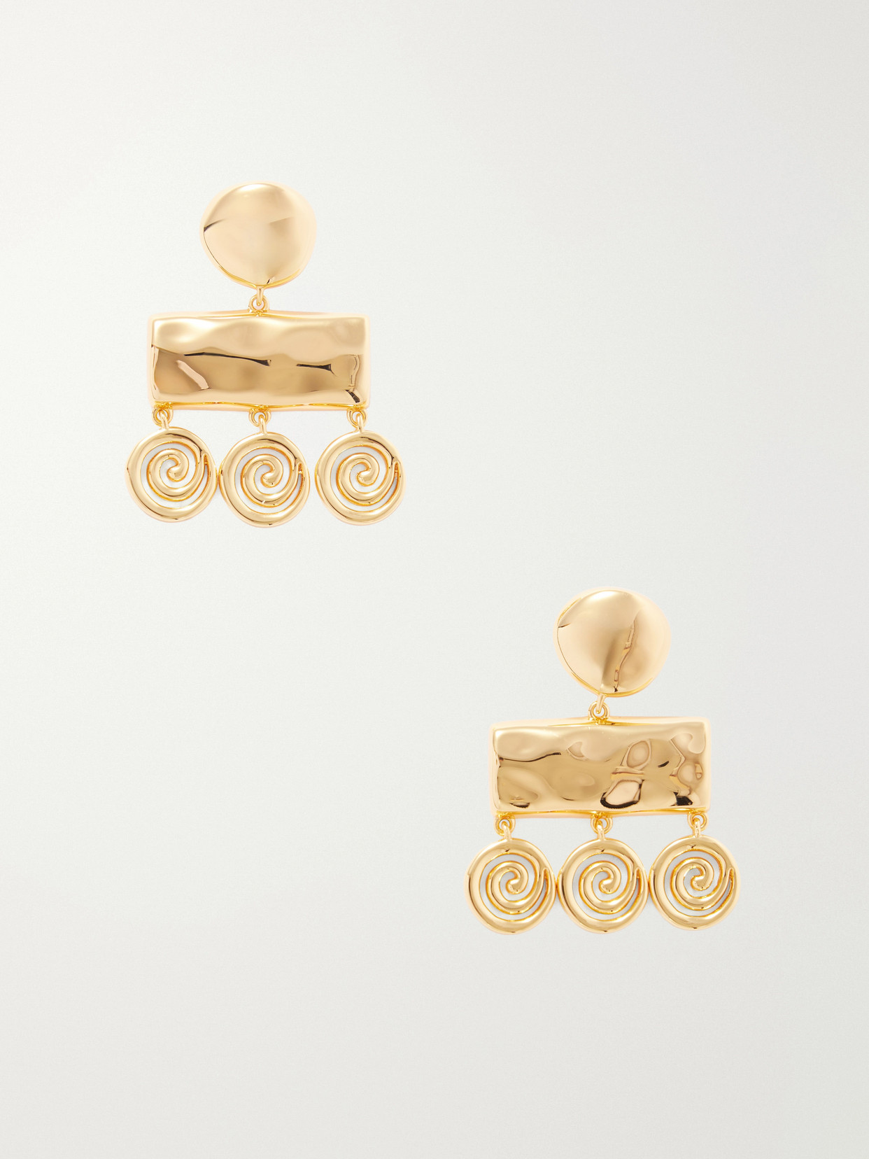 Dehanche Koru Gold-toned Earrings